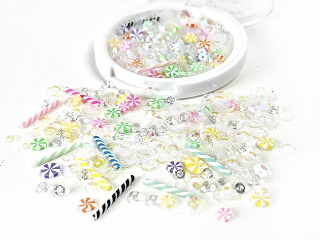 Picket Fence Sequin Mix & Embellishments Birthday Candles
