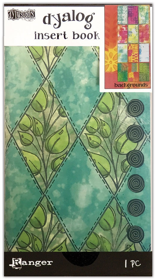 Dyan Reaveley's Dylusions Dyalog Insert Book 4.375"X8.25" Backgrounds #3