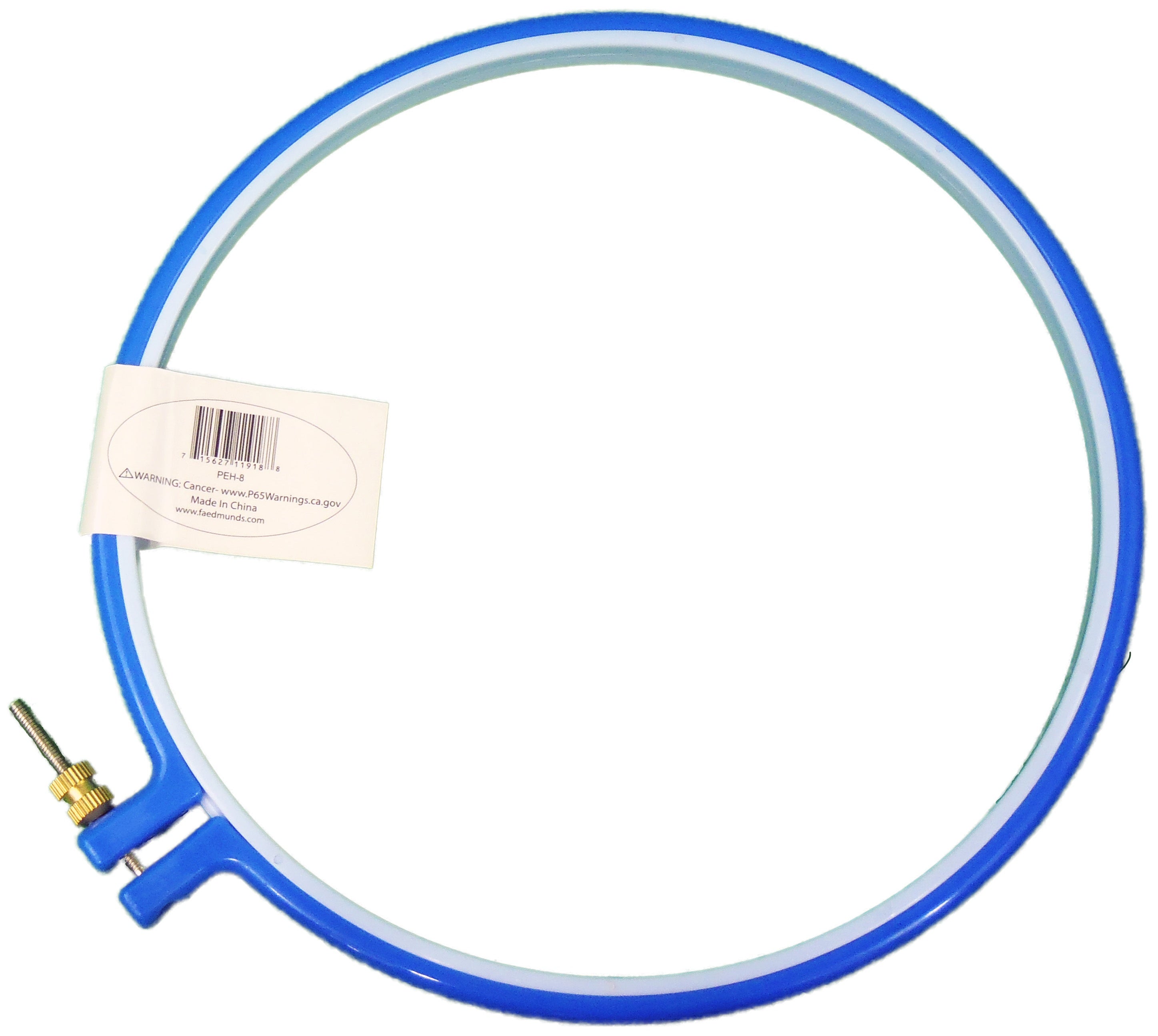 Frank A. Edmunds Plastic Embroidery Hoop 8" Blue