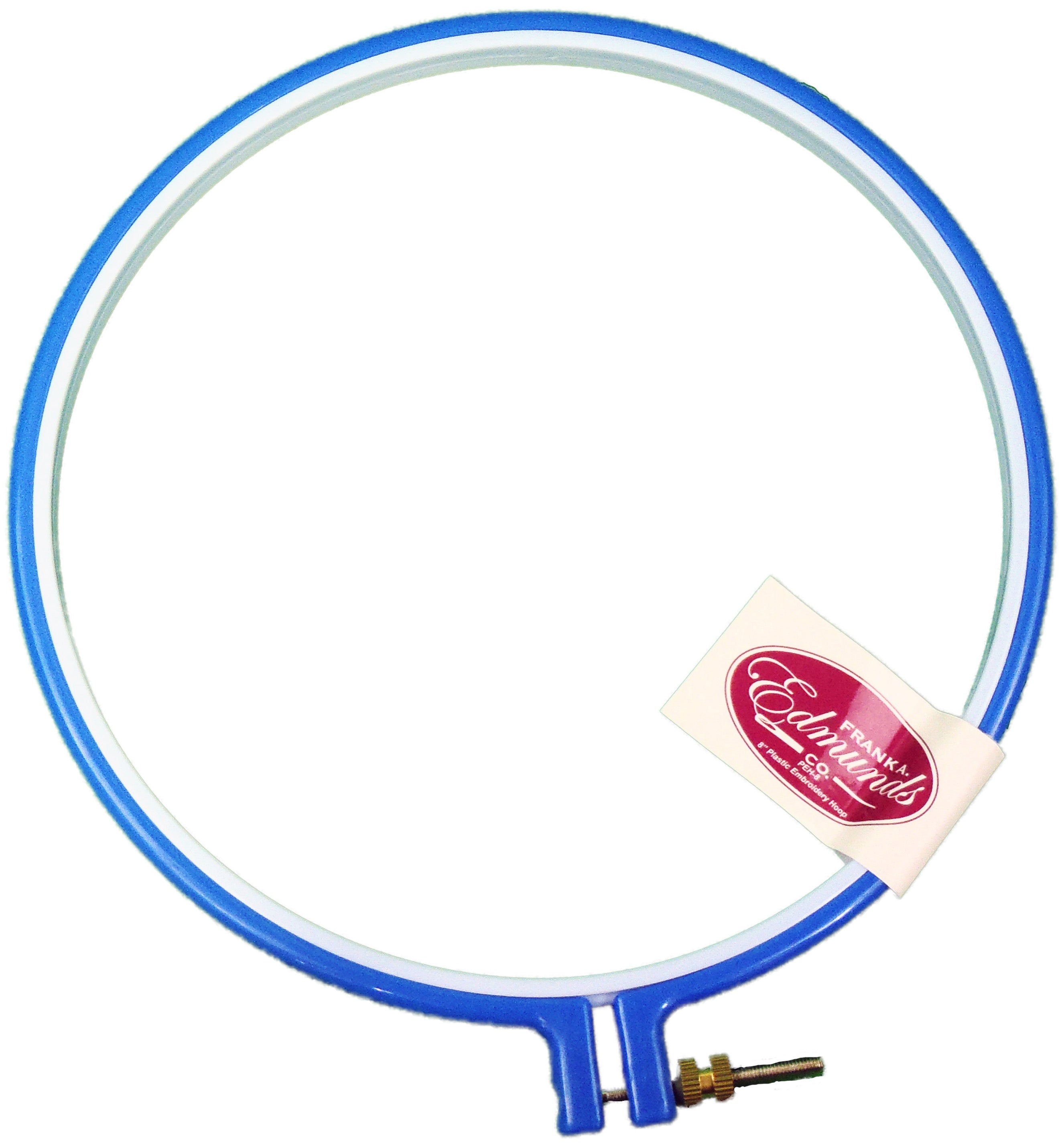 Frank A. Edmunds Plastic Embroidery Hoop 8" Blue