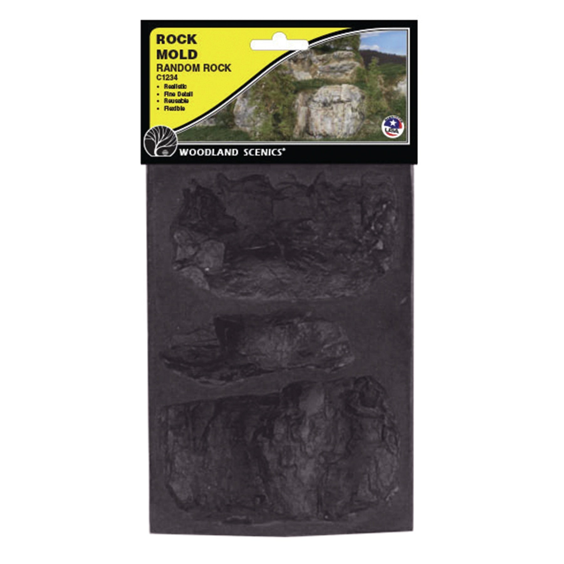 Rock Mold- Random Rock (5"x7")