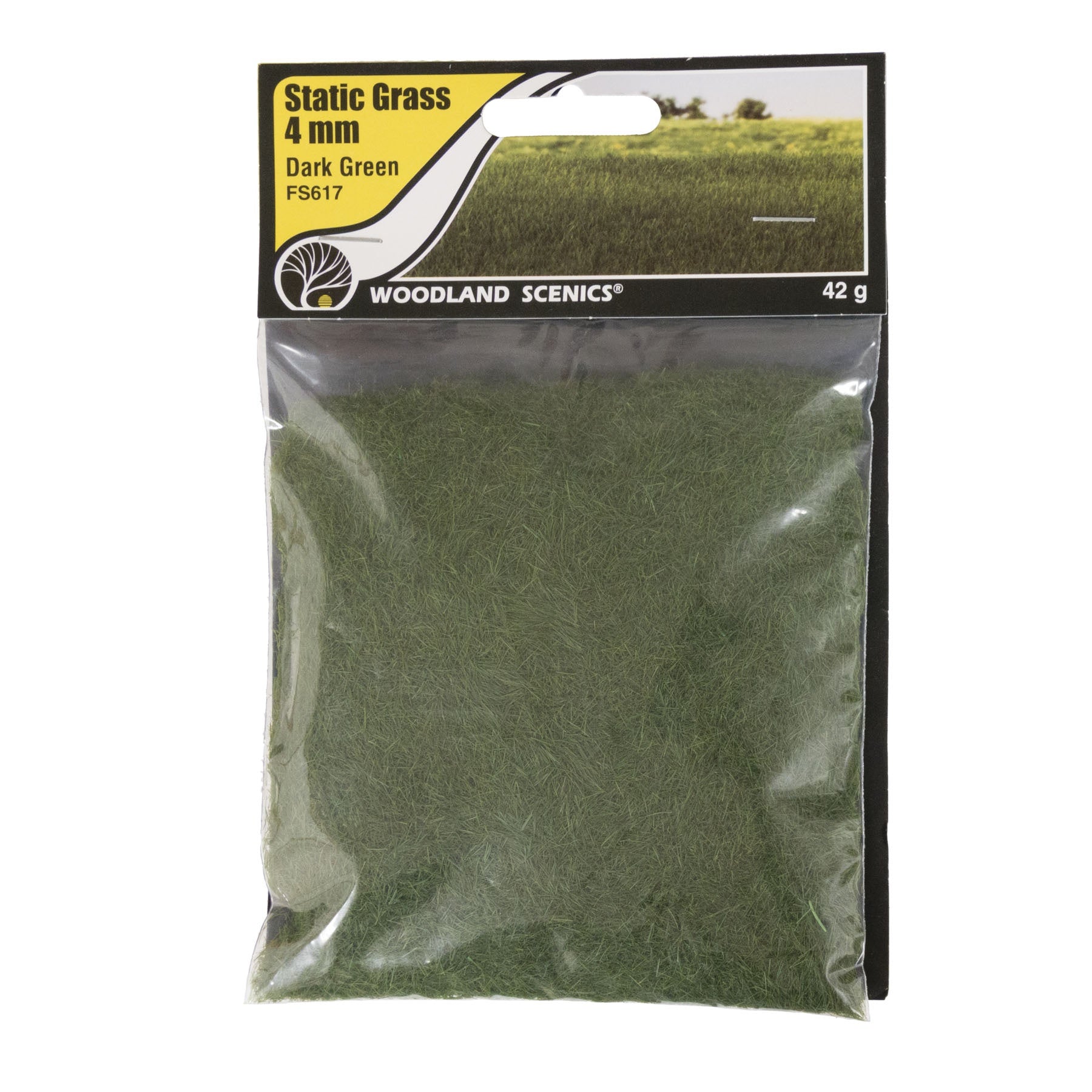 Woodland Scenic Static Grass 4mm Dark Green