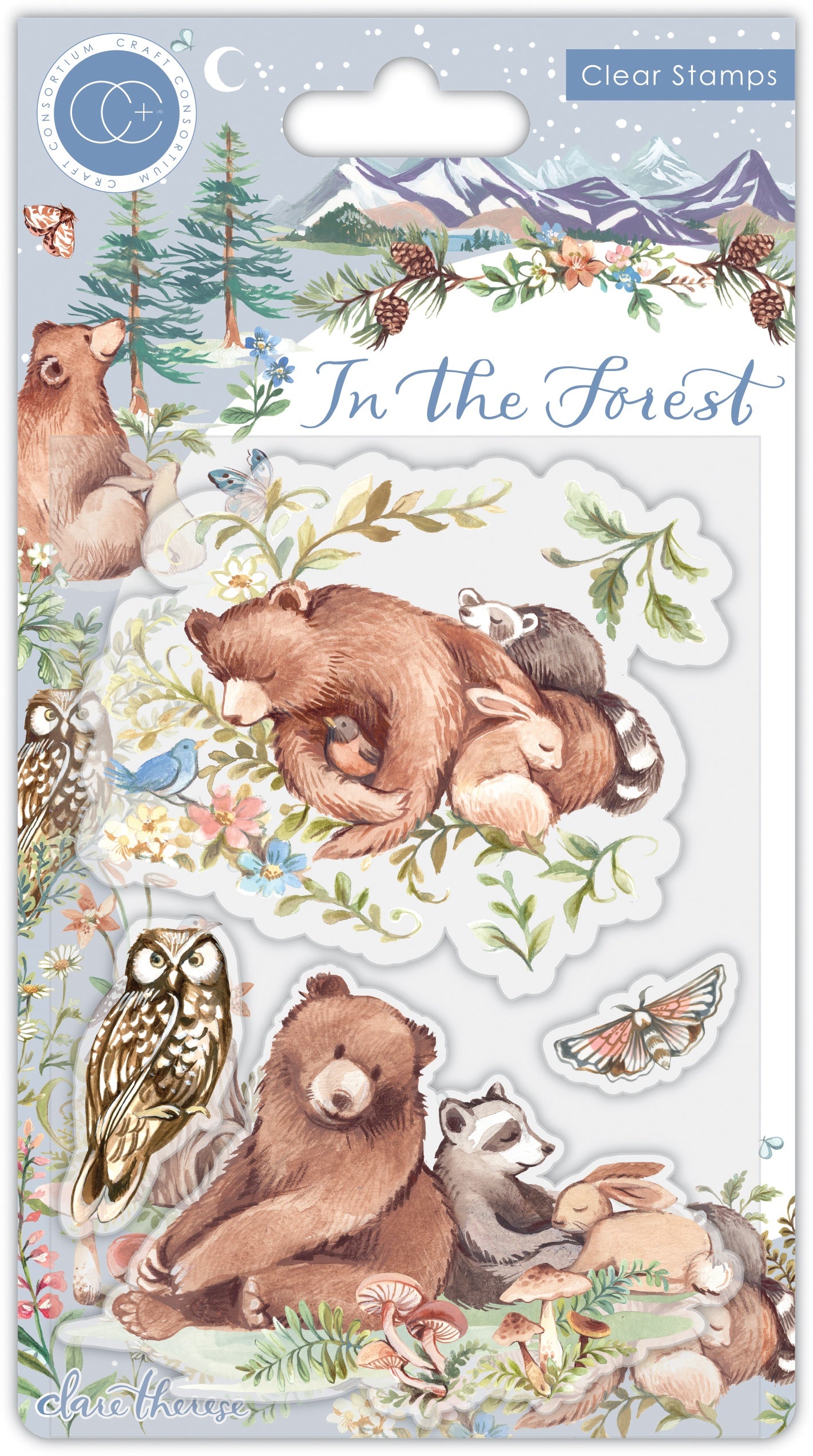 Craft Consortium A5 Clear Stamps-Friendship, In The Forest