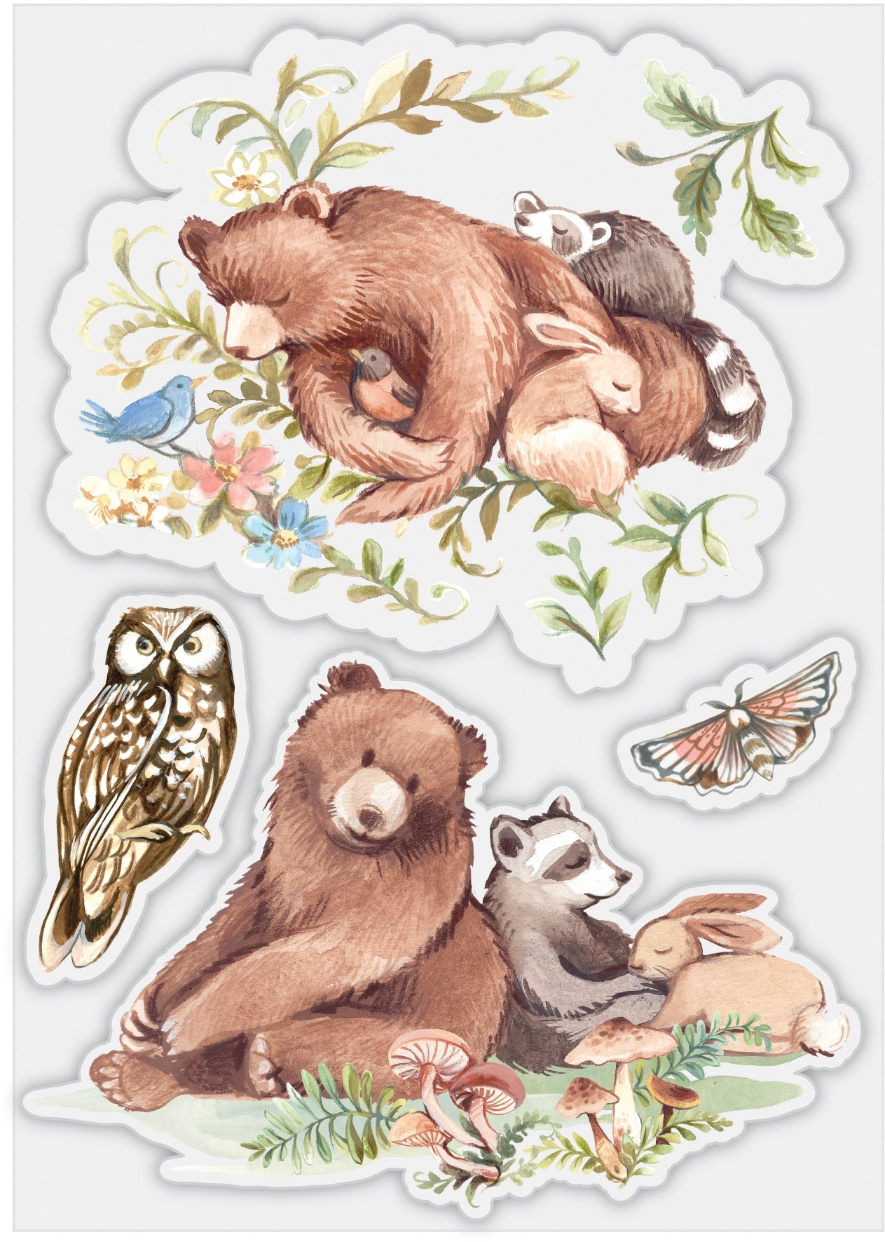 Craft Consortium A5 Clear Stamps-Friendship, In The Forest