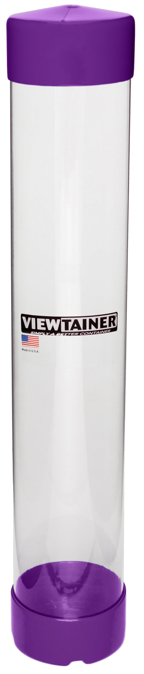 Viewtainer Slit Top Storage Container 2.75"X15"-Purple