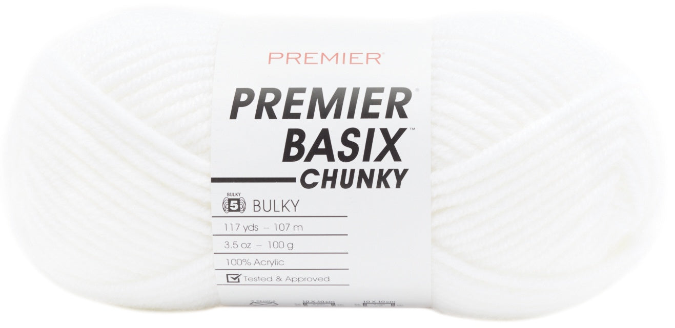 Premier Yarns Basix Chunky Yarn-White