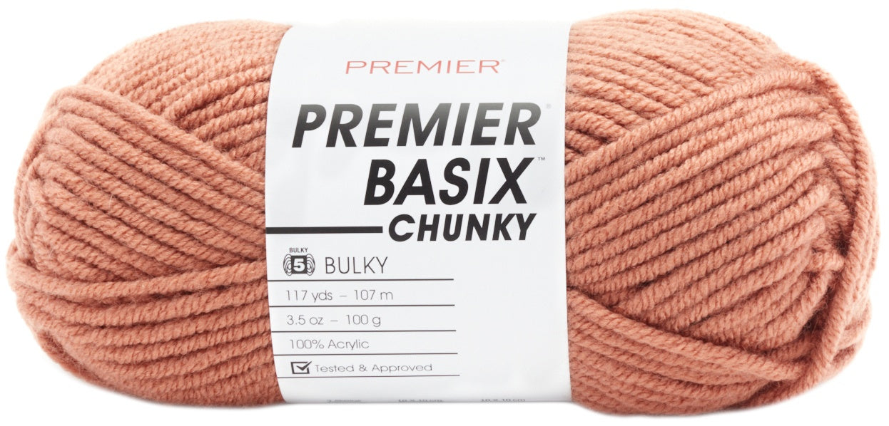 Premier Yarns Basix Chunky Yarn-Terracotta
