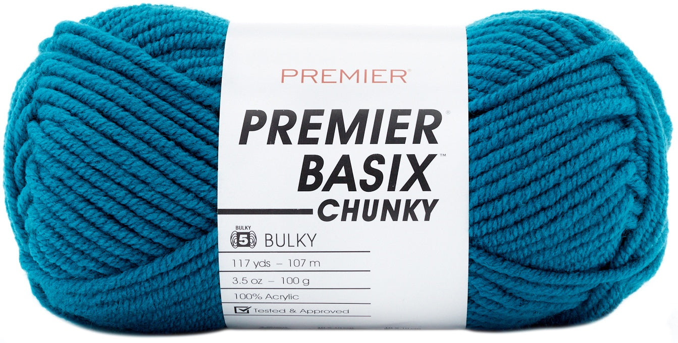 Premier Yarns Basix Chunky Yarn-Teal