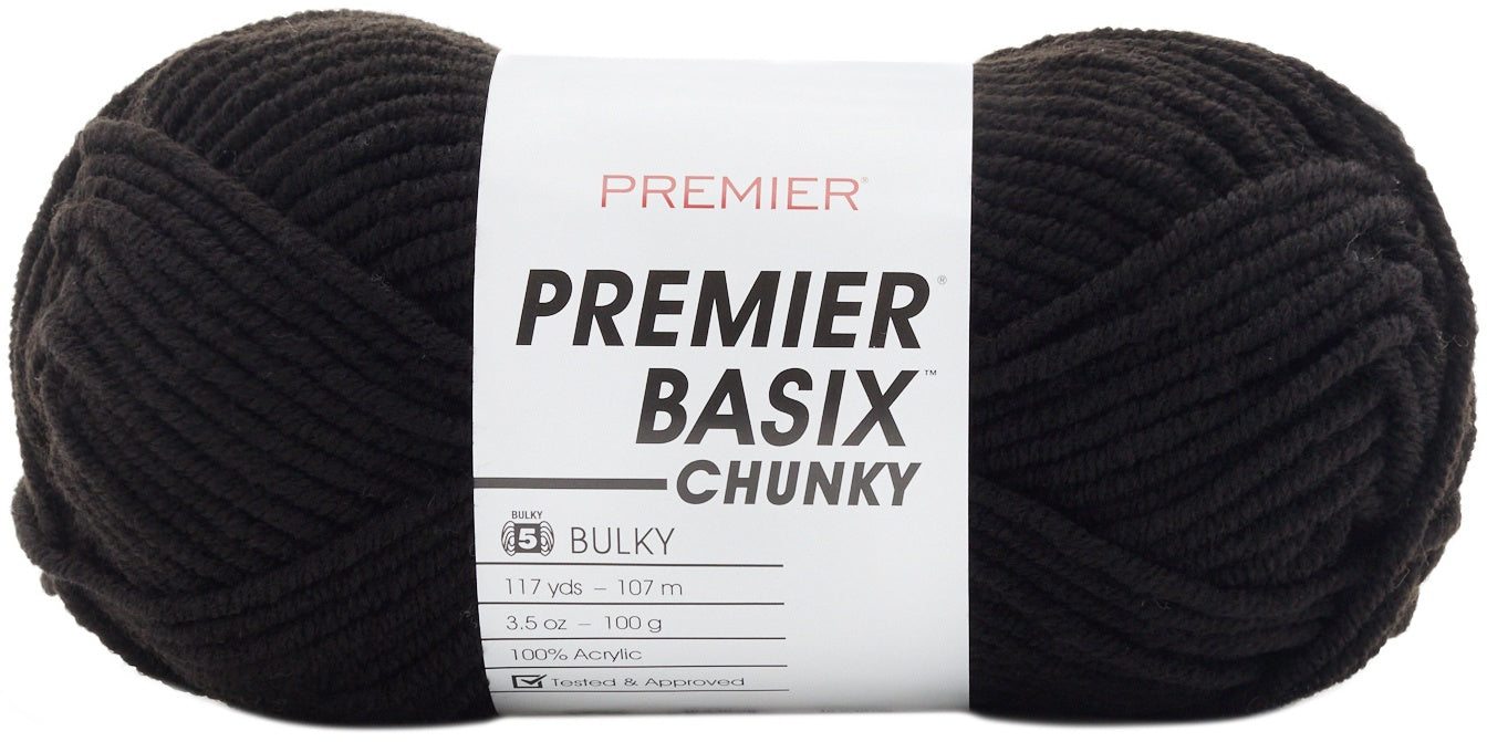 Premier Yarns Basix Chunky Yarn-Black