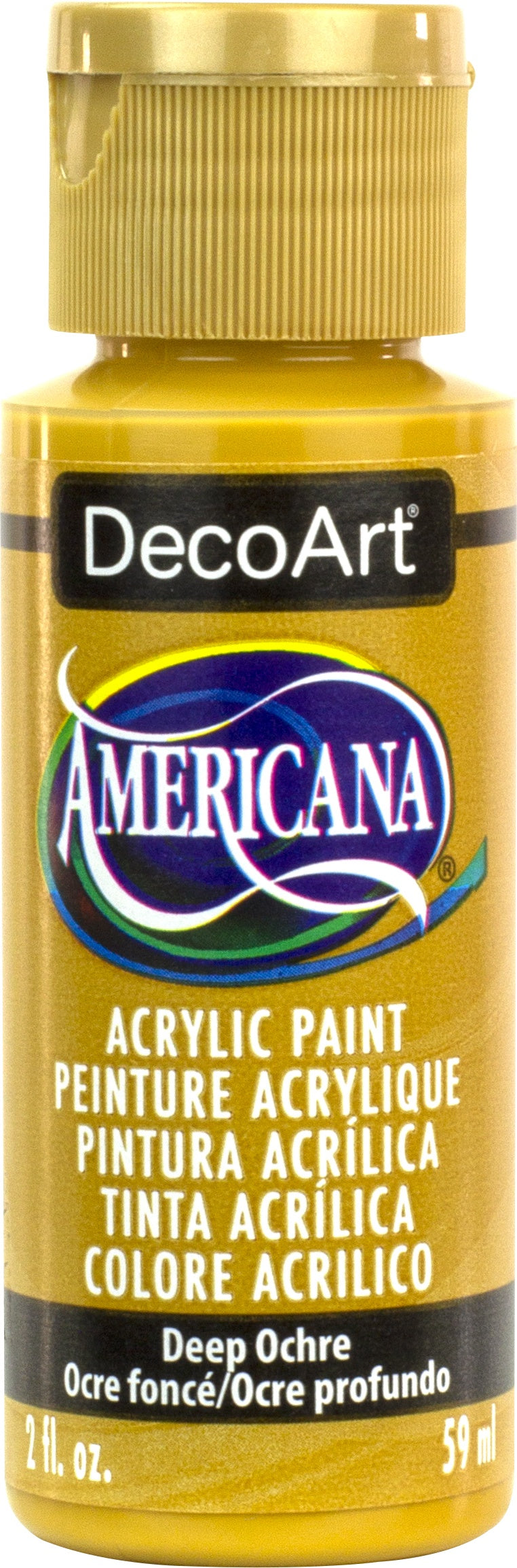 Americana Acrylic Paint 2oz-Deep Ochre