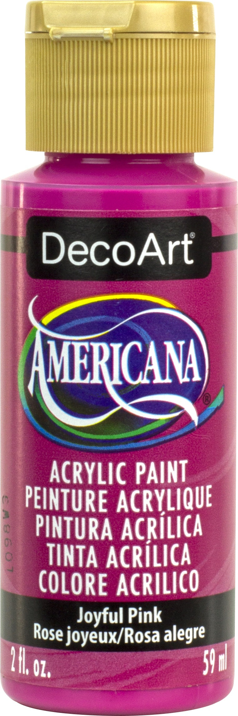 Americana Acrylic Paint 2oz-Joyful Pink