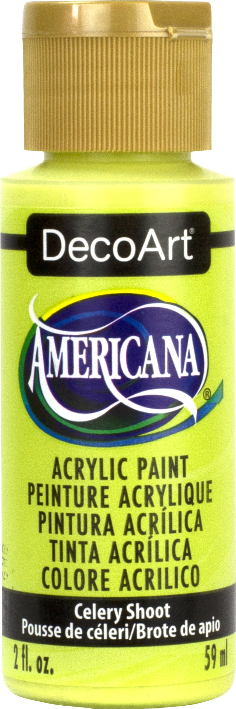 Americana Acrylic Paint 2oz-Celery Shoot