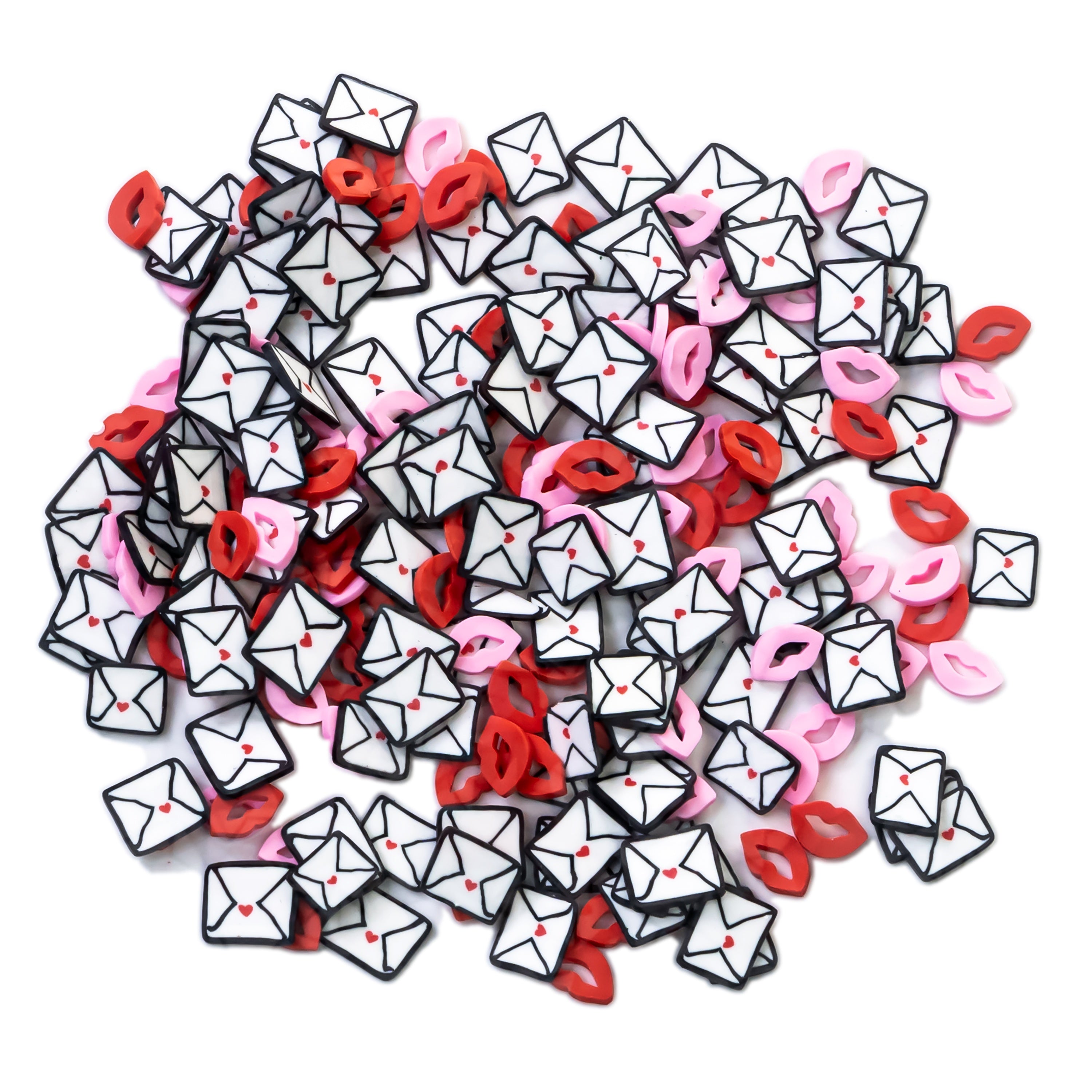 Buttons Galore Sprinkletz Embellishments 12g-Love Letter