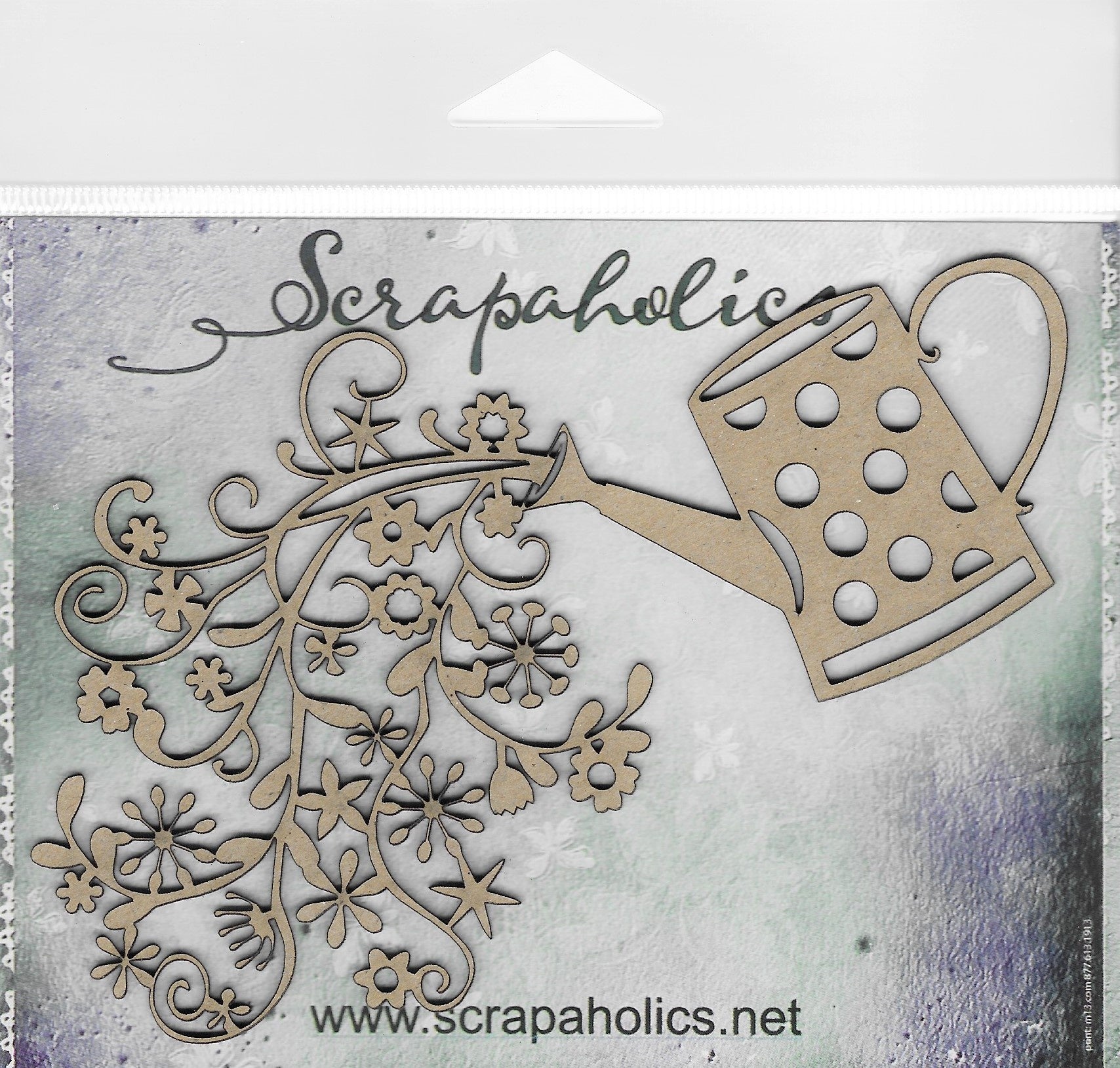 Scrapaholics Laser Cut Chipboard 2mm Thick-Watering Can, 6"X3.5"