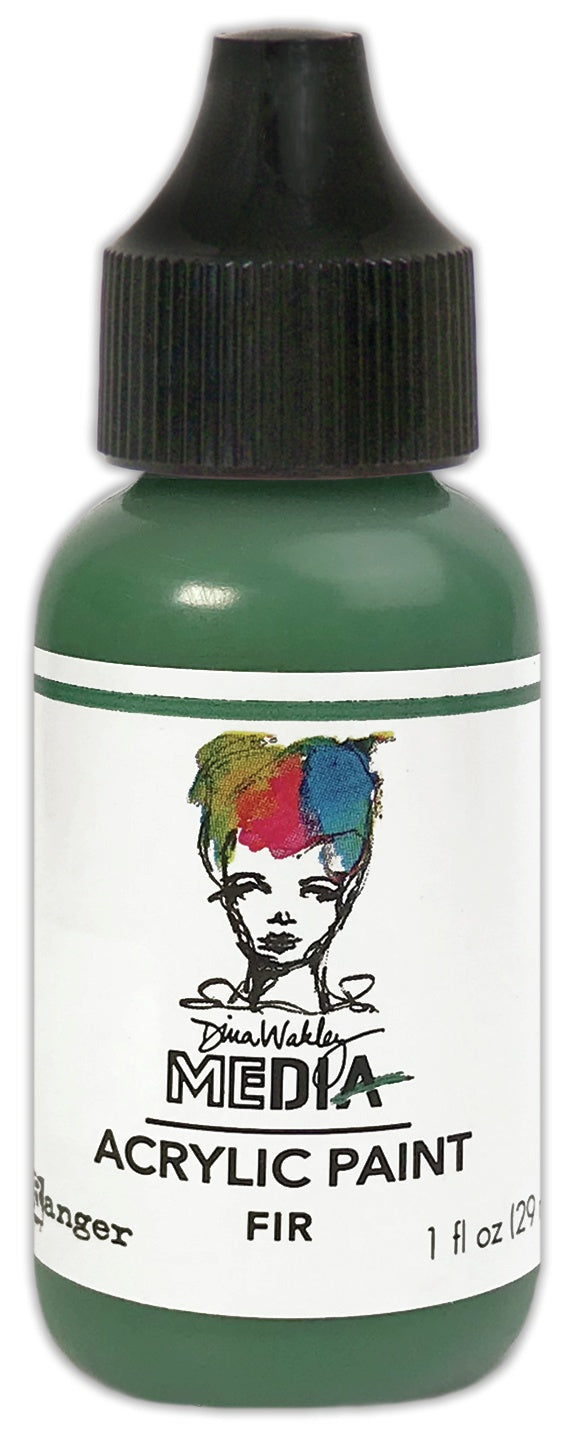 Dina Wakley Media Acrylic Paint 1oz-Fir