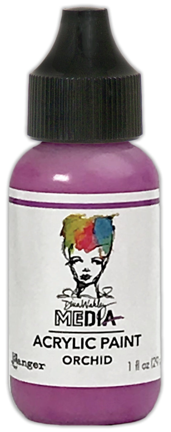 Dina Wakley Media Acrylic Paint 1oz-Orchid