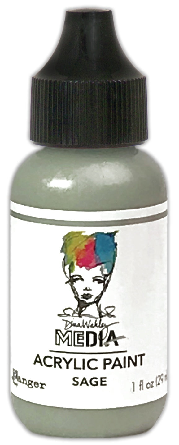 Dina Wakley Media Acrylic Paint 1oz-Sage