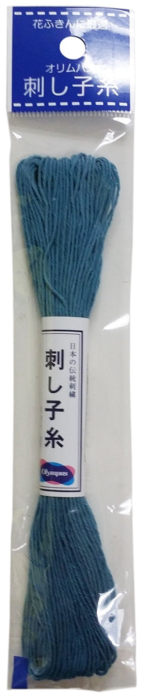 Olympus Sashiko Cotton Thread 22yd - Solid-Sky Blue
