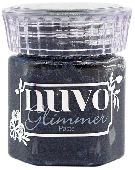 Nuvo Glimmer Paste 1.7oz-Nebulosity Black
