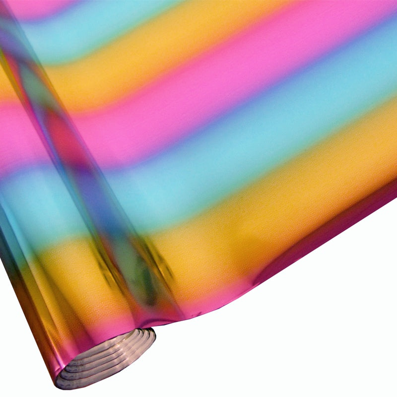 Deco Foil Specialty Transfer Sheets 6"X12" 5/Pkg-Mystic Rainbow