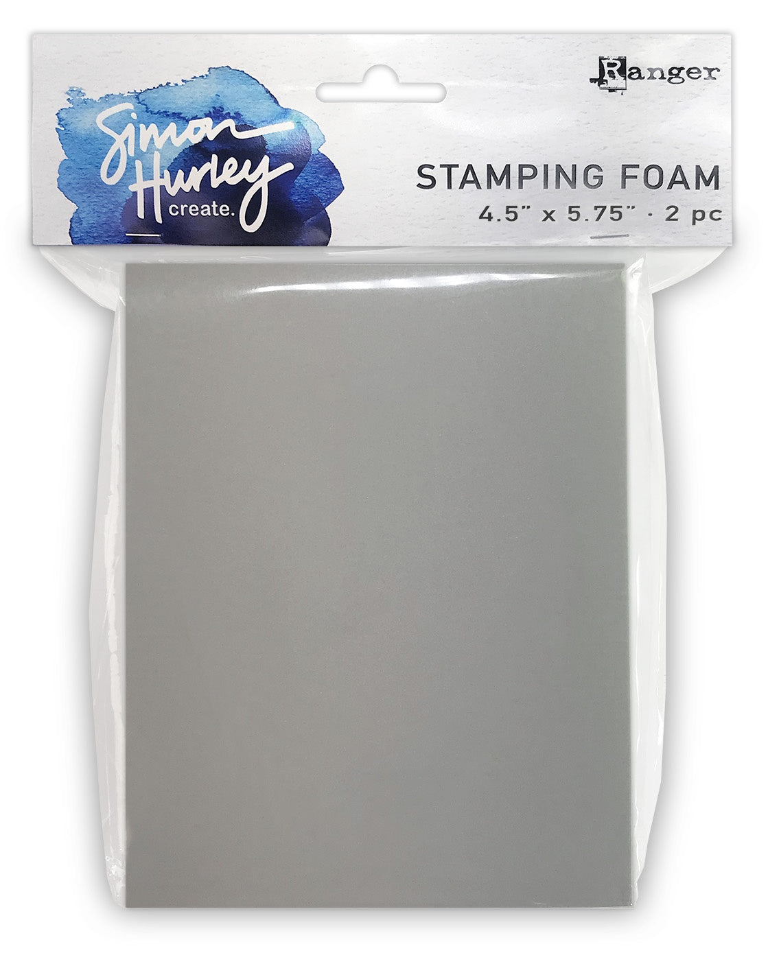 Simon Hurley create. Stamping Foam 4.5"X5.75" 2/Pkg-