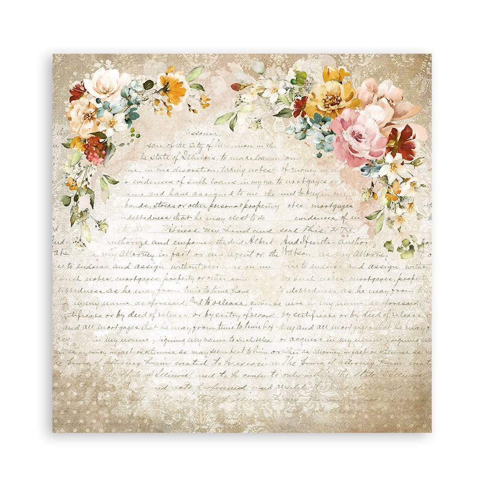 Stamperia Double-Sided Paper Pad 8"X8" 10/Pkg-Garden Of Promises, 10 Designs/1 Each