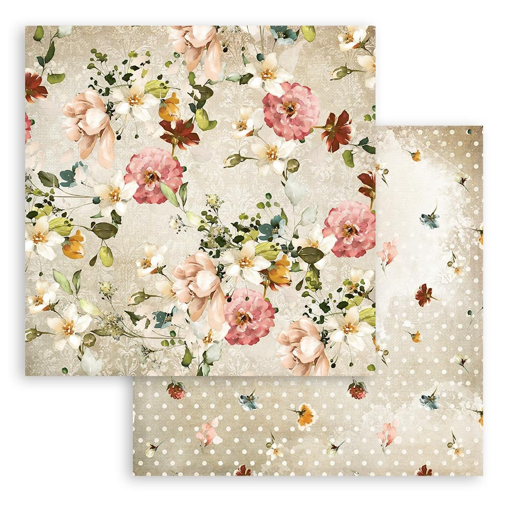 Stamperia Double-Sided Paper Pad 8"X8" 10/Pkg-Garden Of Promises, 10 Designs/1 Each