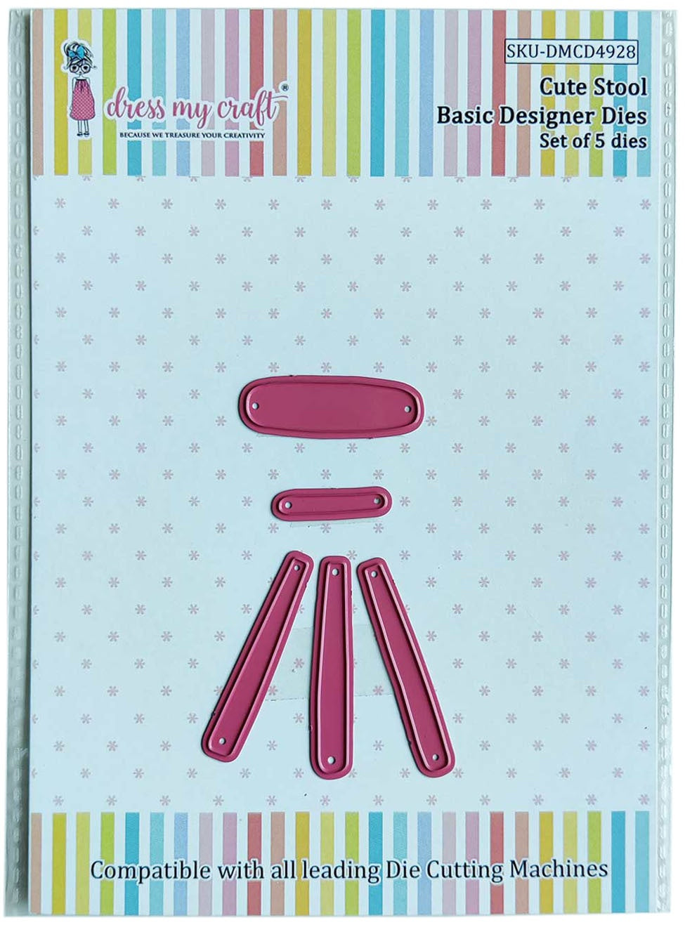 Dress My Craft Basic Designer Dies-Cute Stool