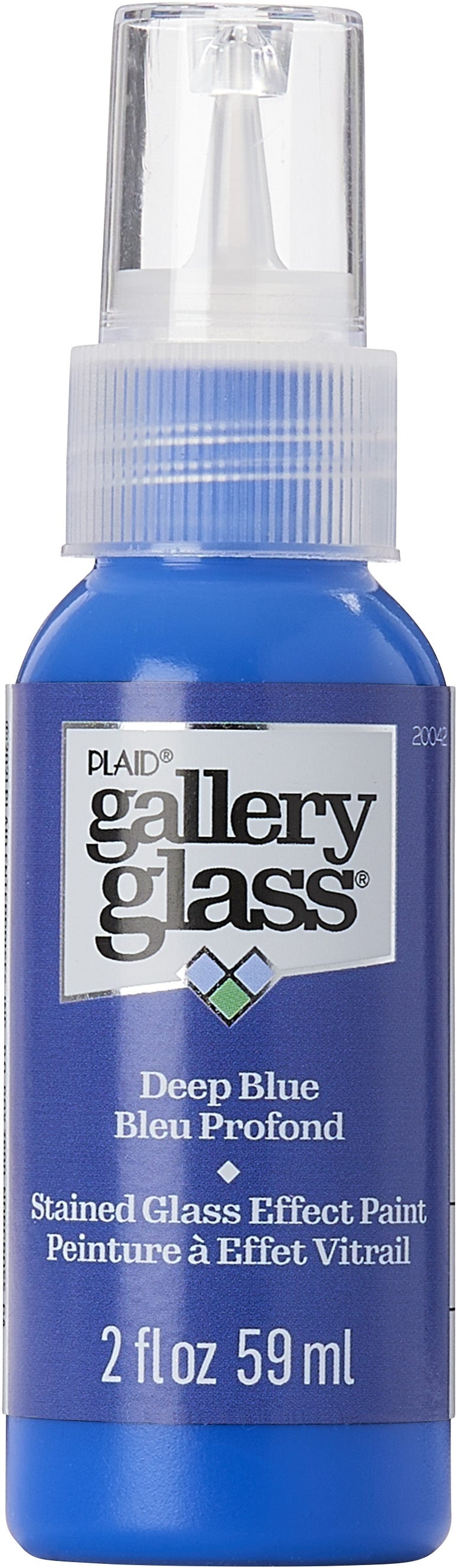 FolkArt Gallery Glass Paint 2oz-Deep Blue