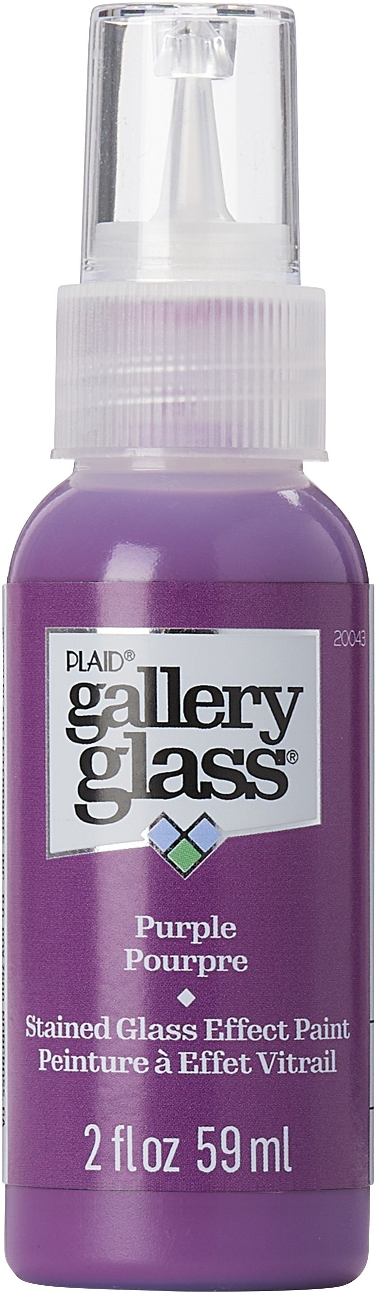 FolkArt Gallery Glass Paint 2oz-Purple
