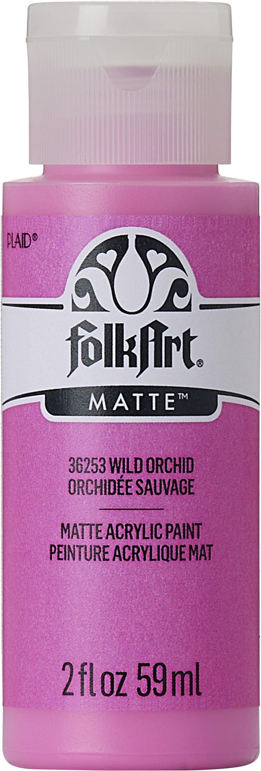 Folkart Matte Acrylic Paint 2oz-Wild Orchid