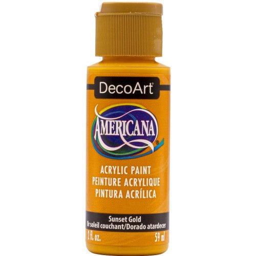 Americana Acrylic Paint 2oz-Sunset Gold