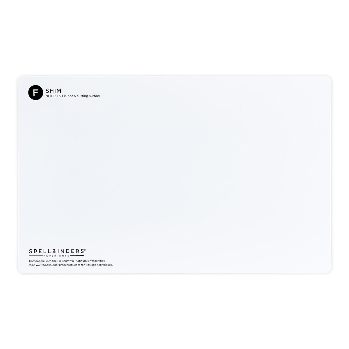 Spellbinders Mylar Shim 2/Pkg-9.625"X6.0625"