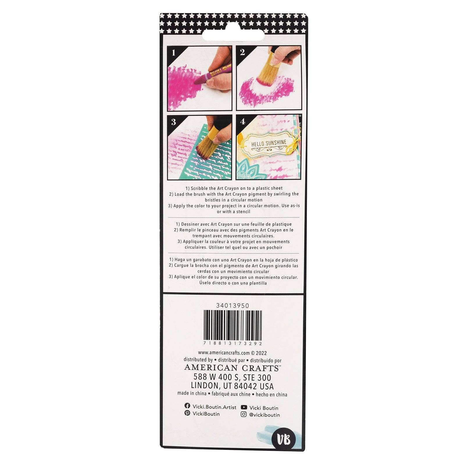 Vicki Boutin Print Shop Stencil Brush