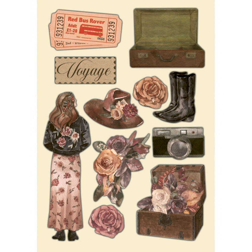 Stamperia Wooden Shapes A5-Our Way