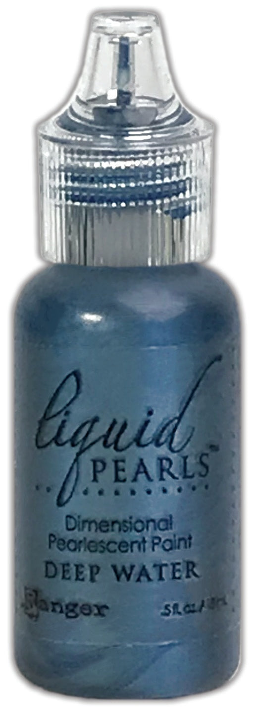 Liquid Pearls Dimensional Pearlescent Paint .5oz-Deep Water