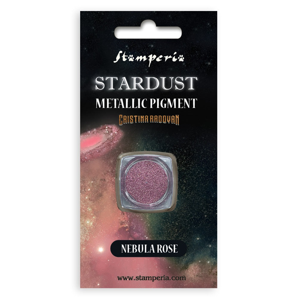 Stamperia Stardust Metallic Pigment 0.5gr-Nebula Rose