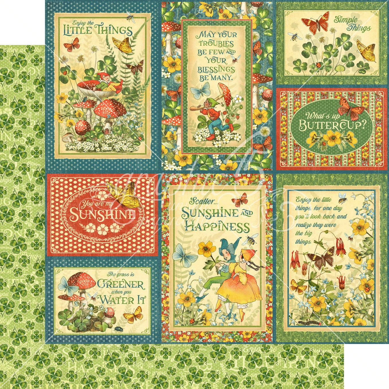 Little Things Double-Sided Cardstock 12"X12"-You Are My Sunshine