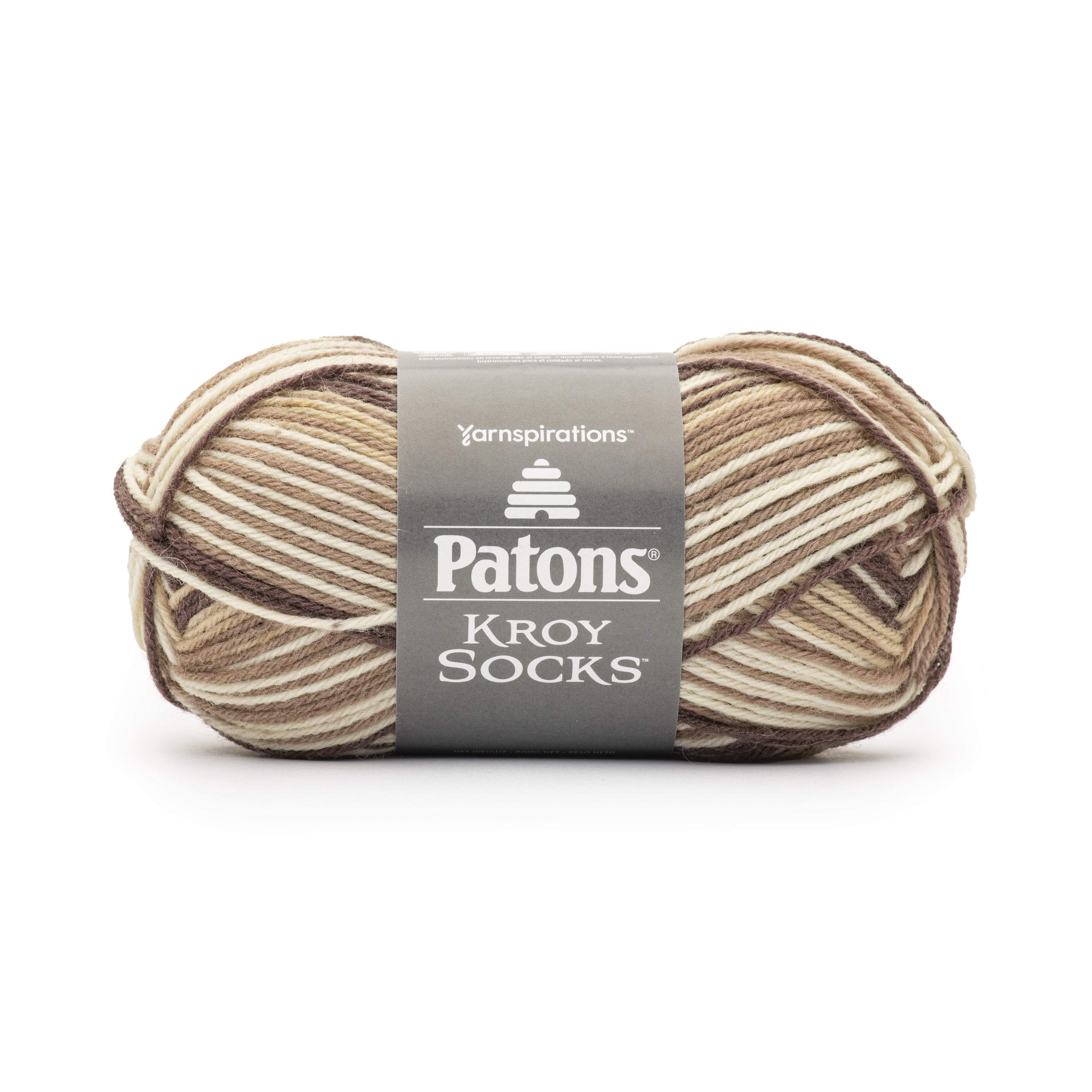 Patons Kroy Socks Yarn-Brownies