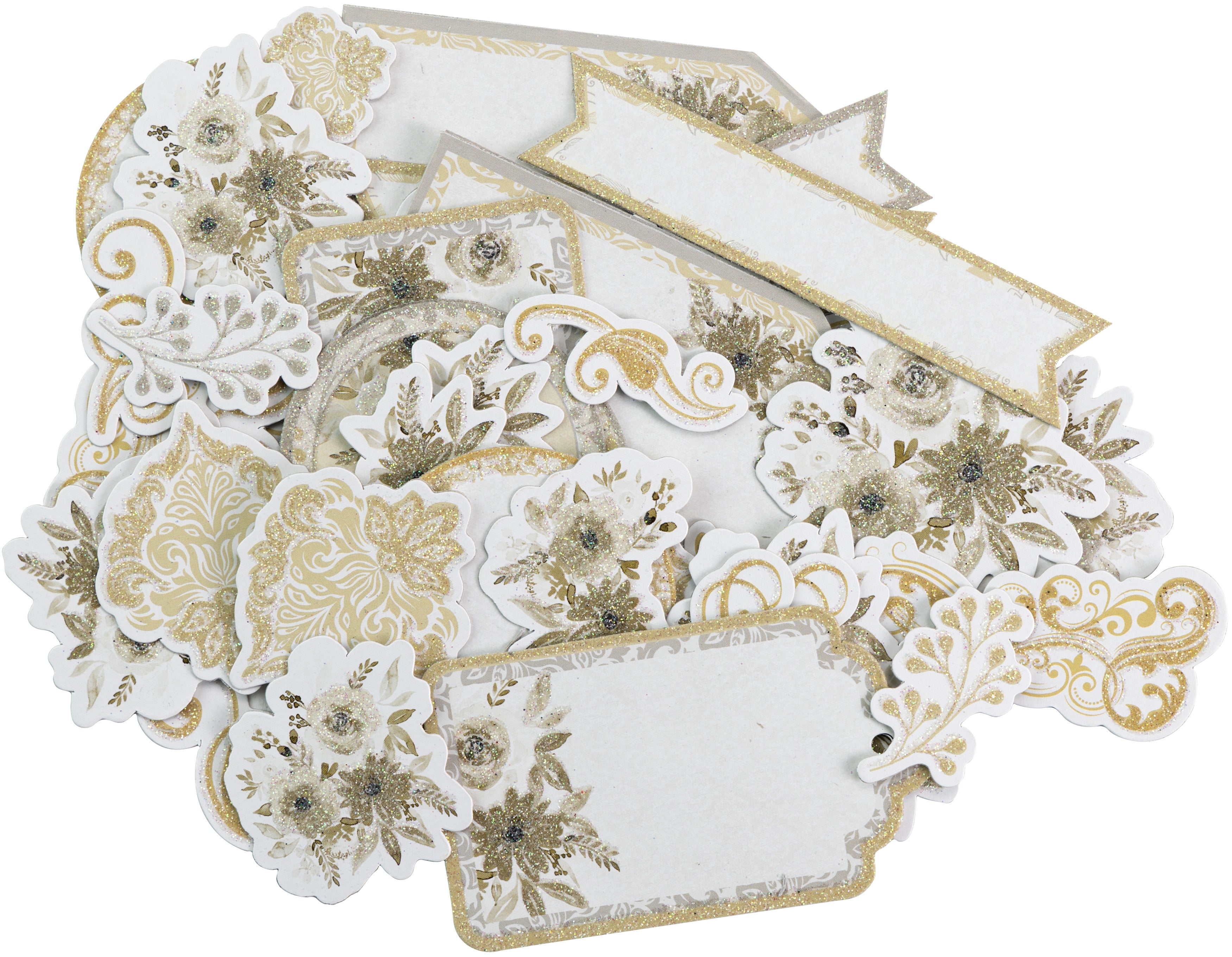 Little Birdie Ephemera Embellishment 44/Pkg-Amor Mio