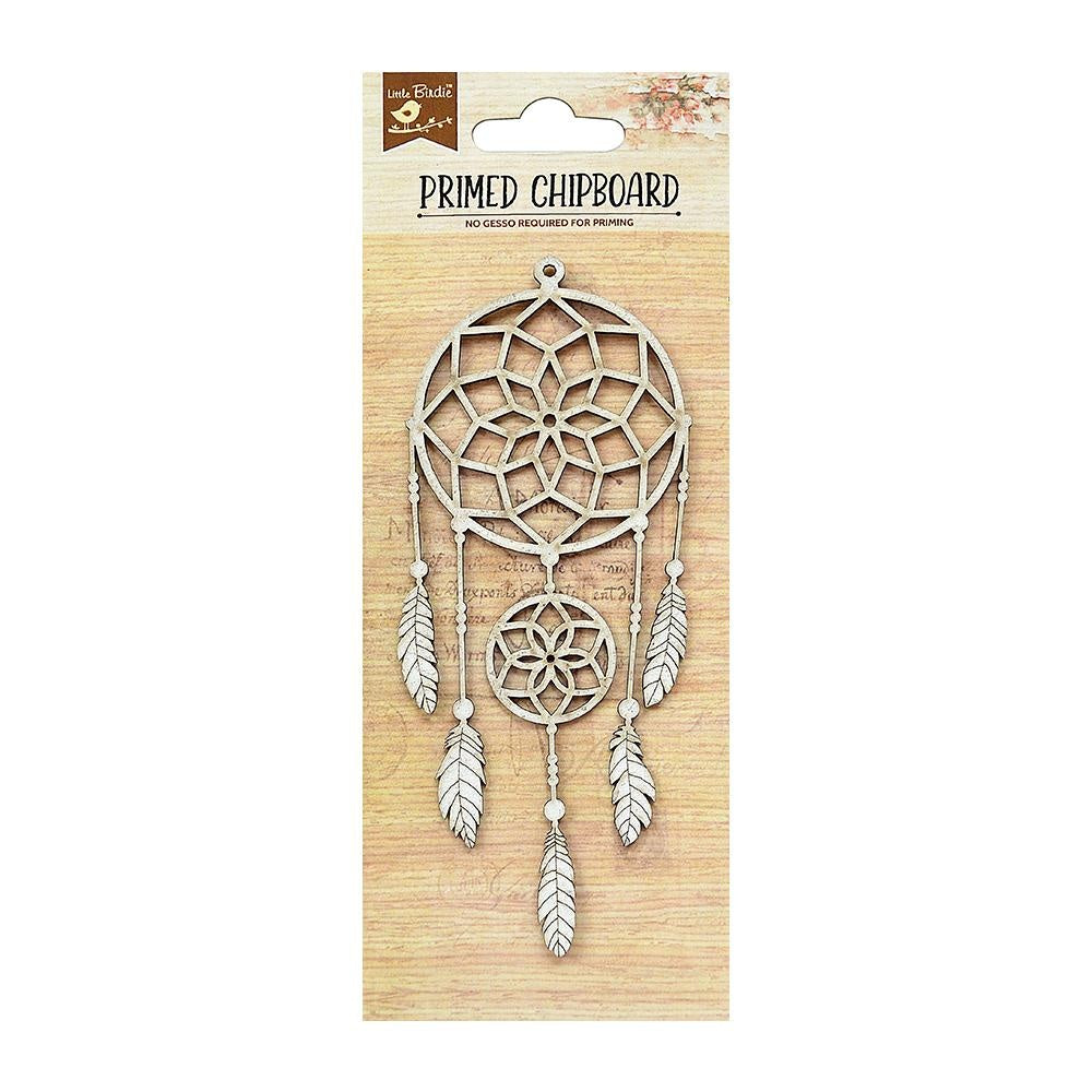 Little Birdie Laser Cut Primed Chipboard 1/Pkg-Dream Catcher
