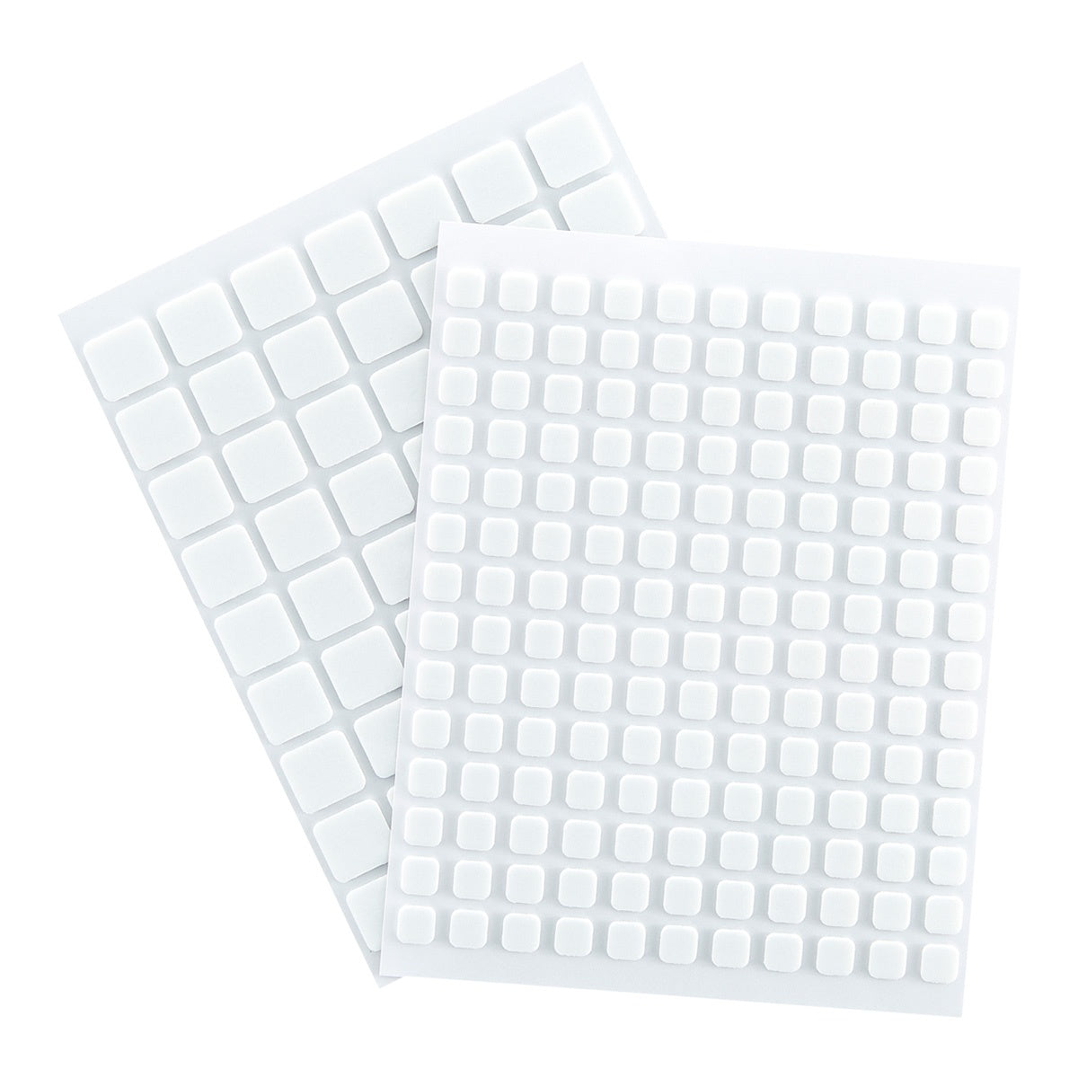 Spellbinders Card Shoppe Essentials Foam Squares Mix-White, 1mm