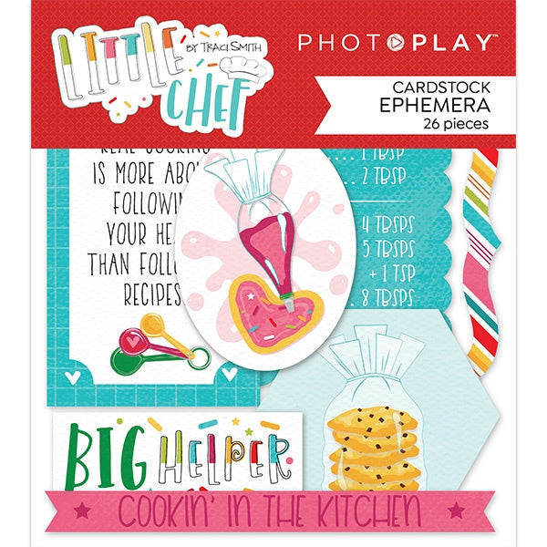 Little Chef Ephemera Cardstock Die-Cuts-