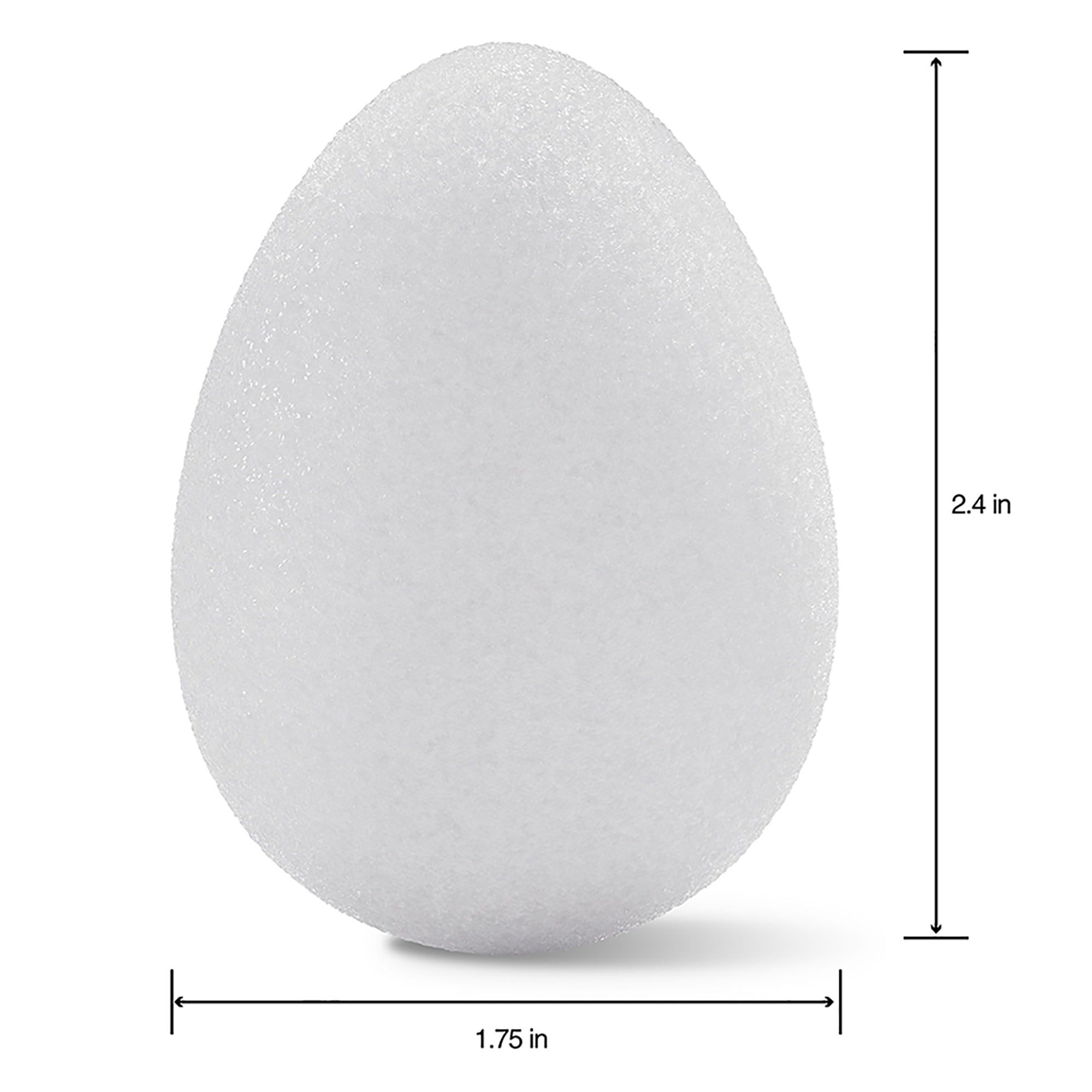 FloraCraft CraftFoM Egg 6/Pkg-1.75"X2.4"
