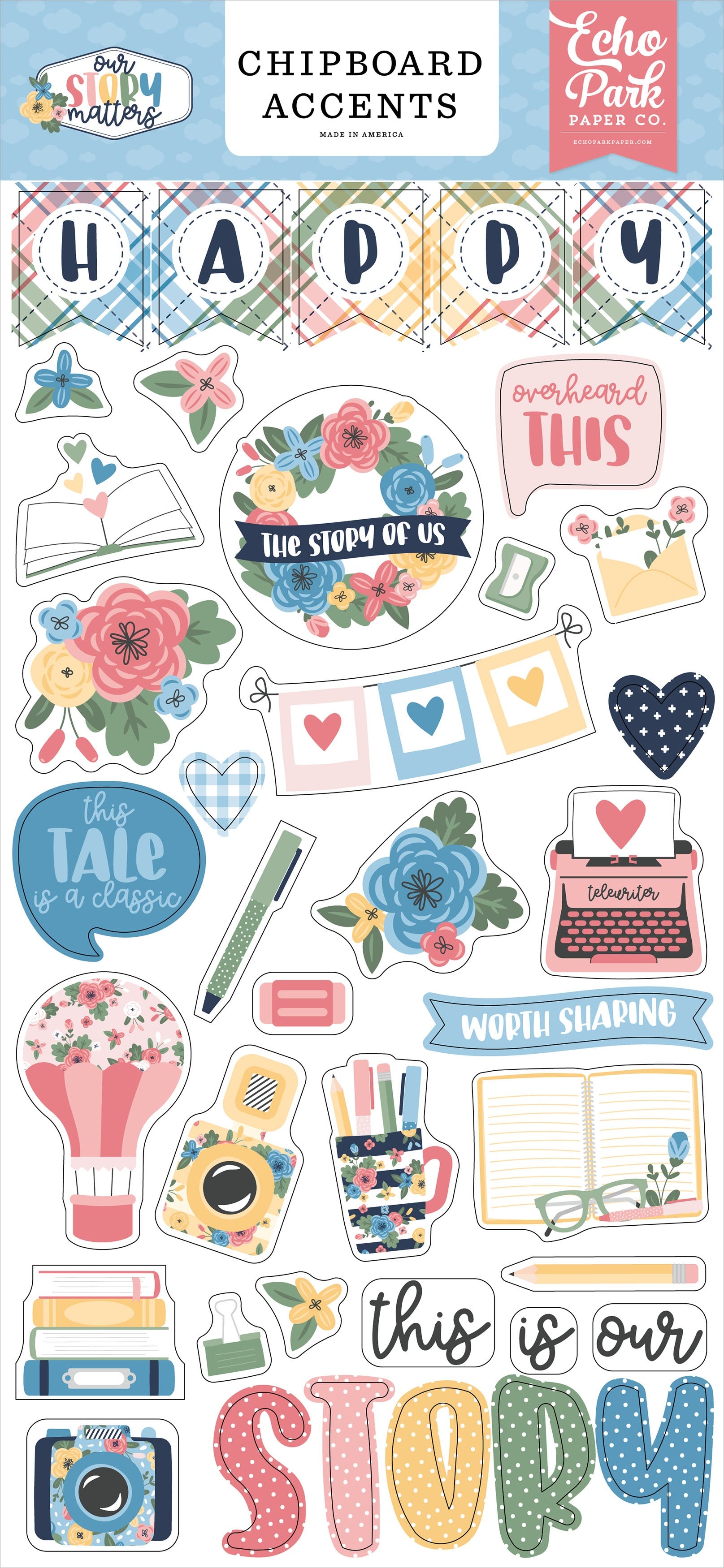 Our Story Matters Chipboard 6"X13"-Accents