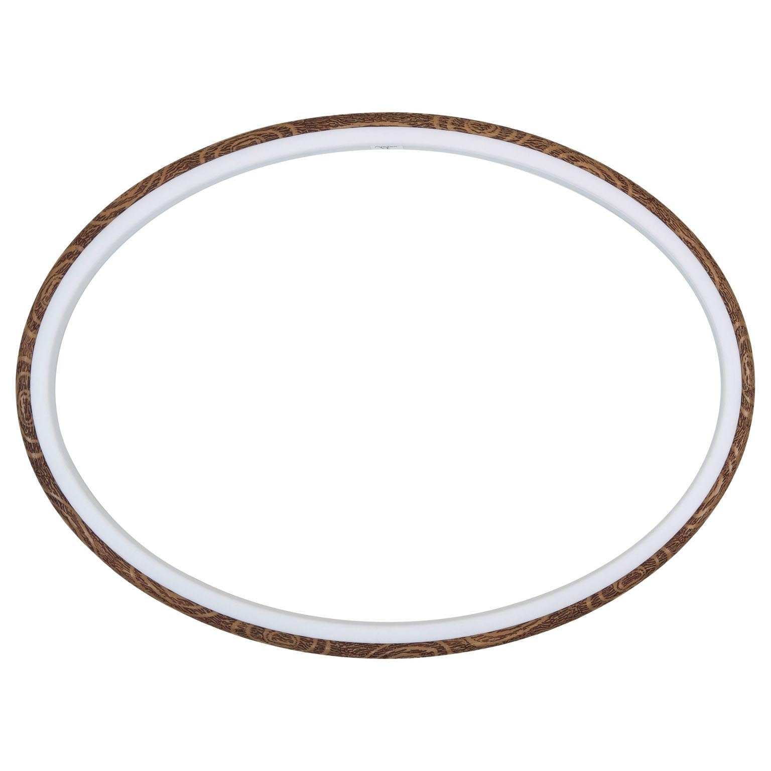 Anchor Faux Wood Oval Embroidery Hoop 12"