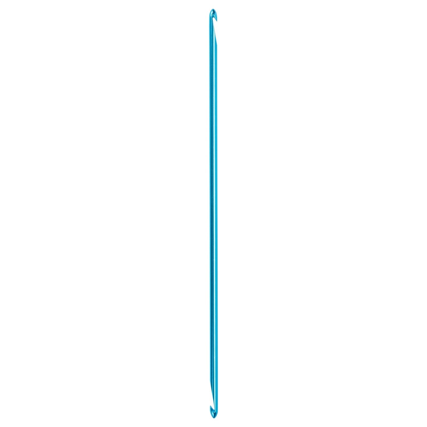 Susan Bates Silvalume Aluminum Double-End Crochet Hook 10"-Size H8/5mm