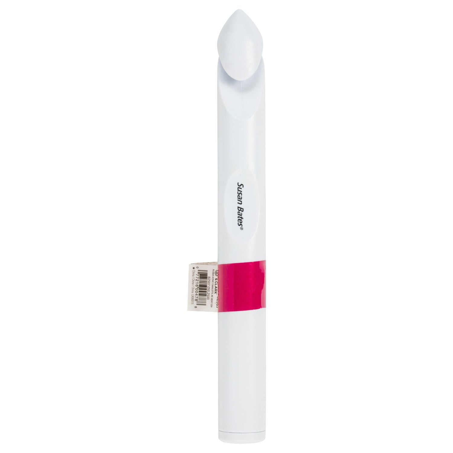 Susan Bates Luxite Bulky Plastic Crochet Hook-Size 50/25mm