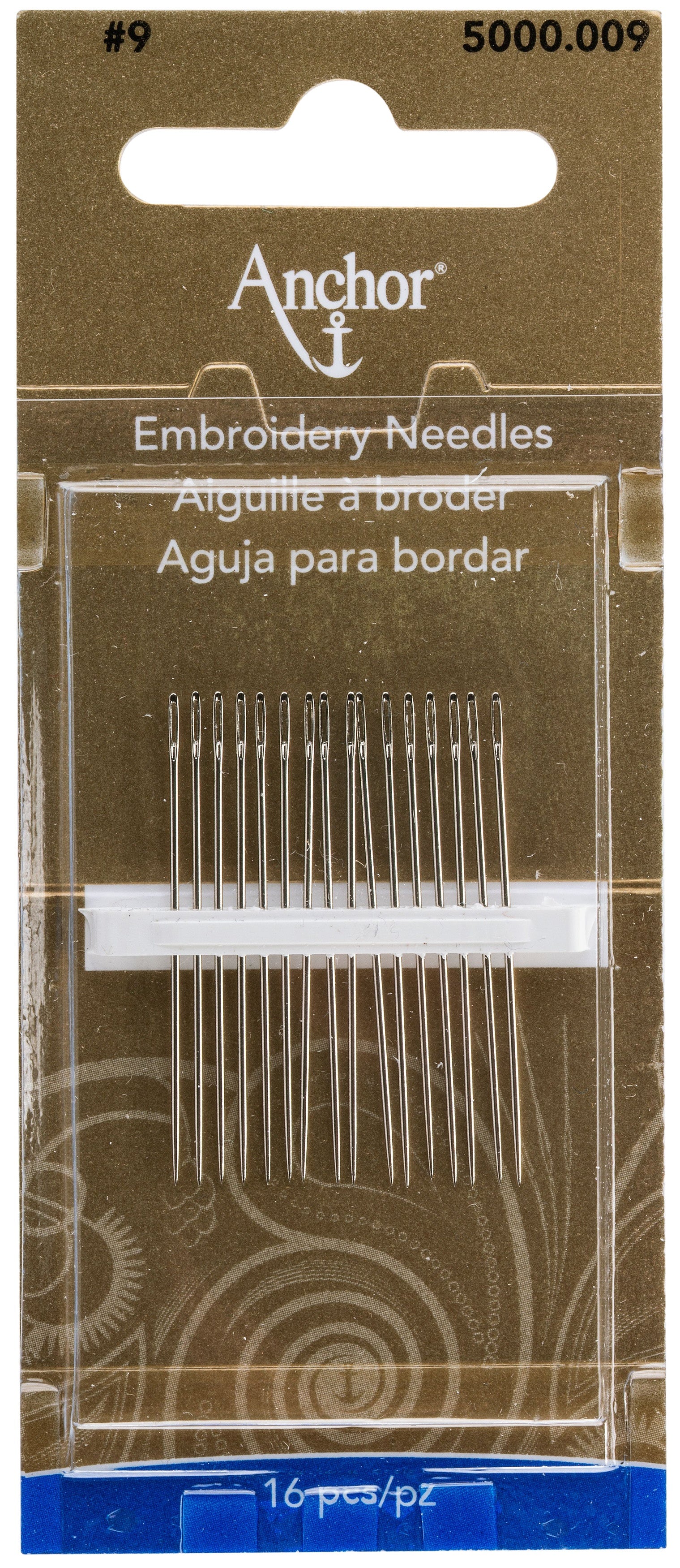 Anchor Embroidery Hand Needles-Size 9