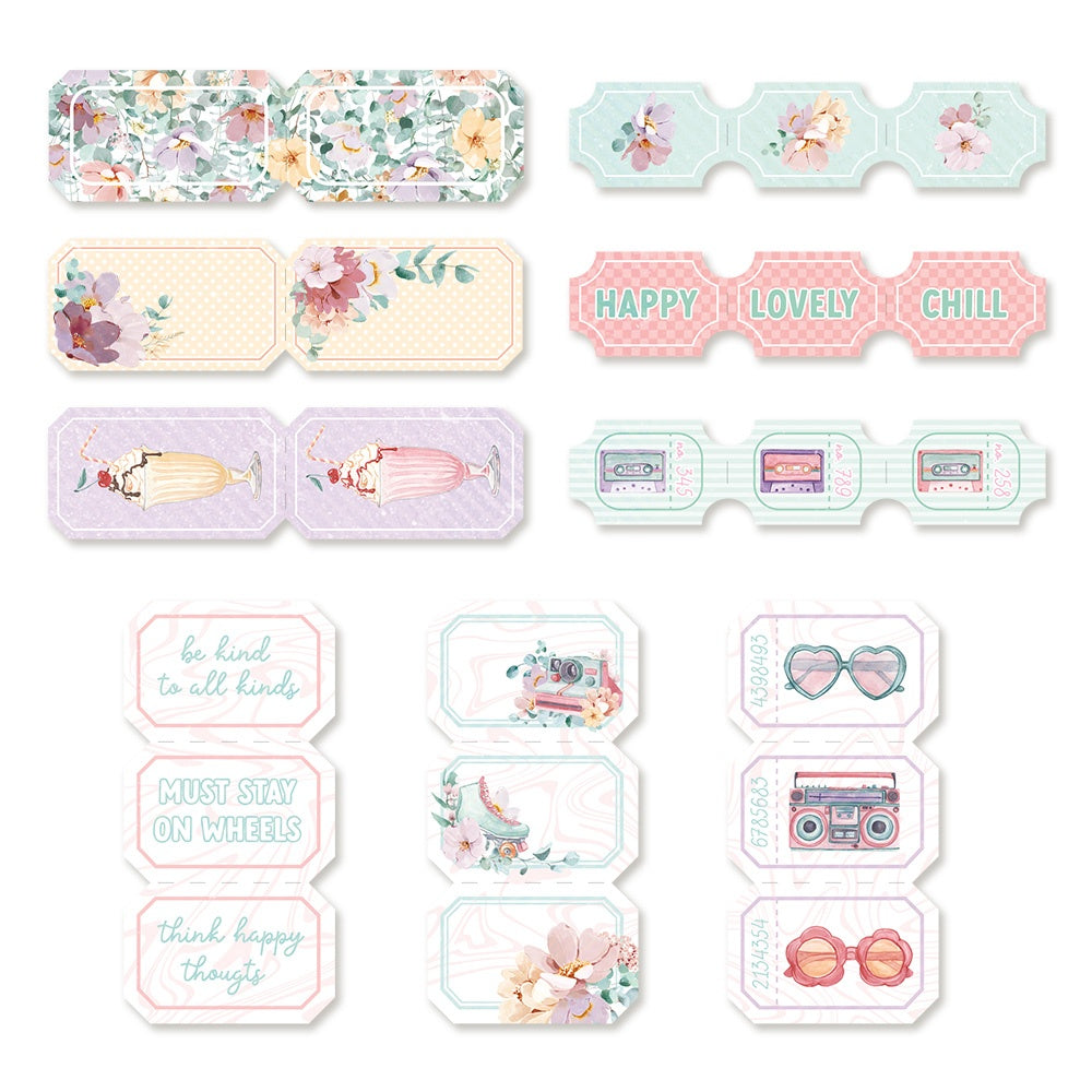 Have Fun Ephemera Cardstock Die-Cuts 9/Pkg-Tickets